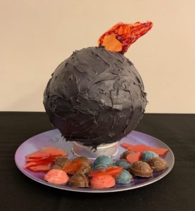 Asteroid cake