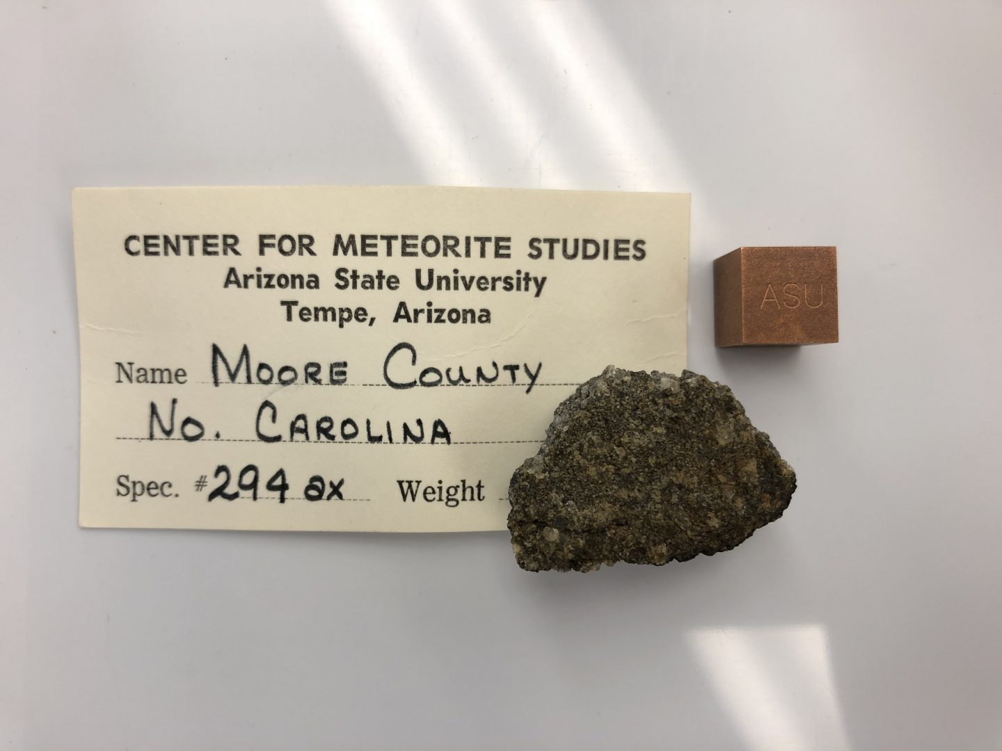 Moore County meteorite