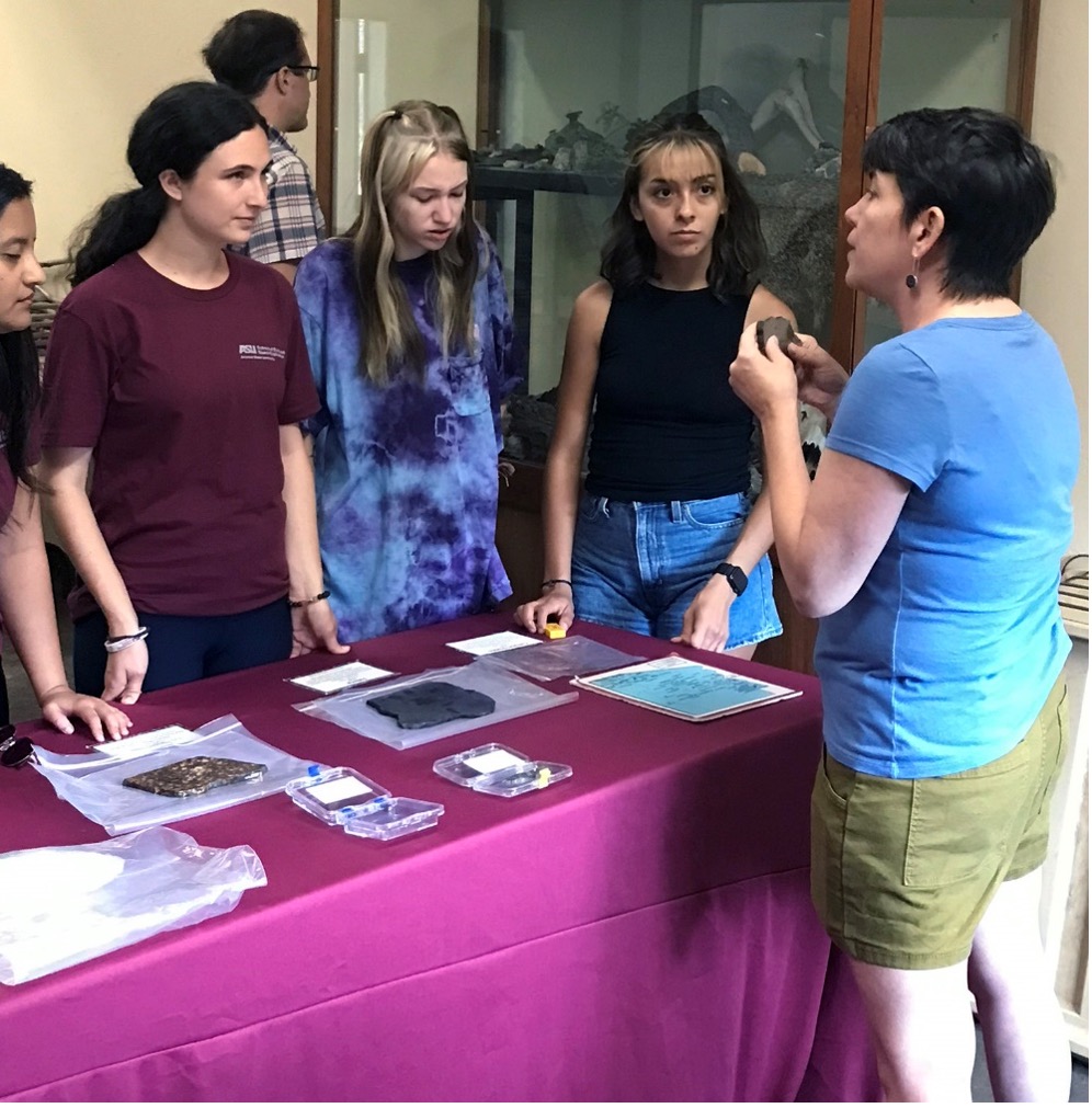 Students learn about meteorites at Camp SESE