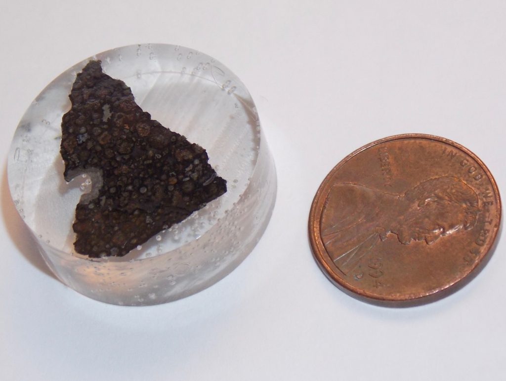 Polished meteorite NWA 3118