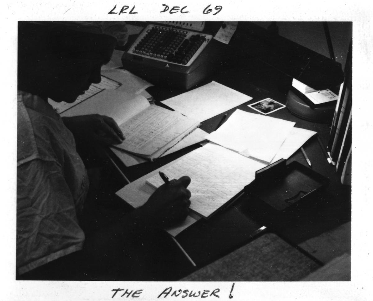 LRL calculating the answer